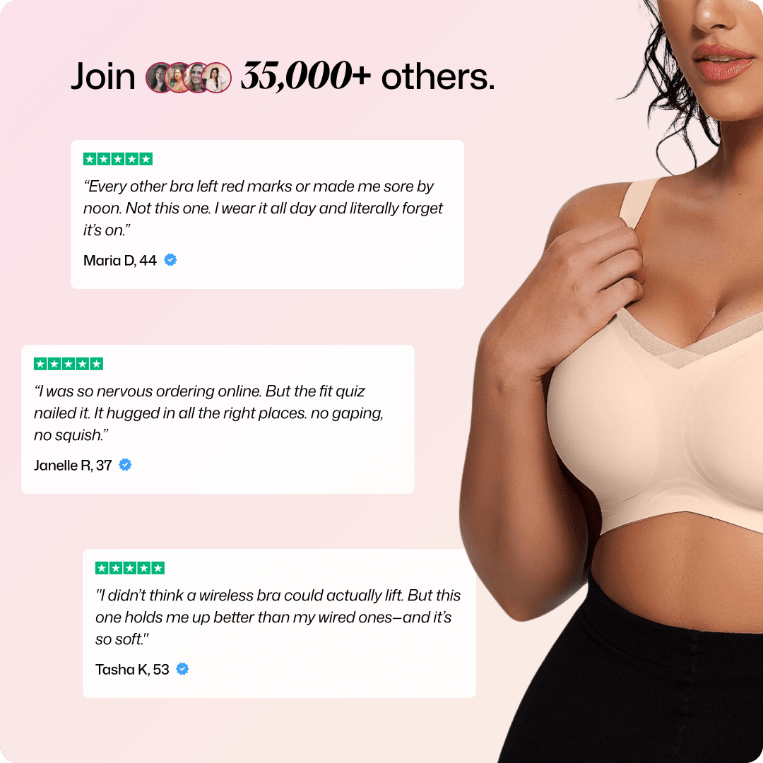 Scalloped Full Coverage Bra - Bra for Lavender - Available at Bella Bra