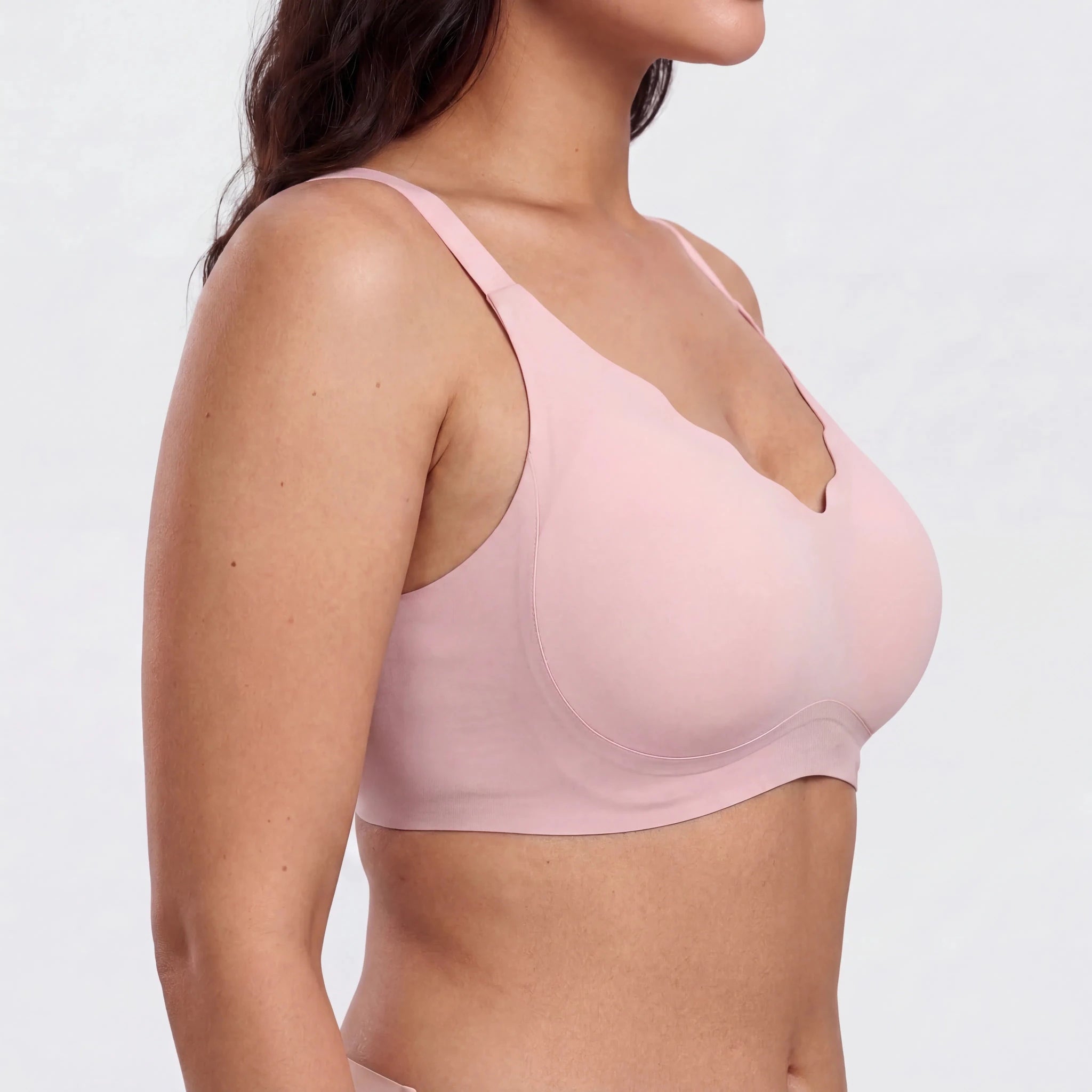 Scalloped Structured Lift Bra - Bra for Pink - Available at Bella Bra