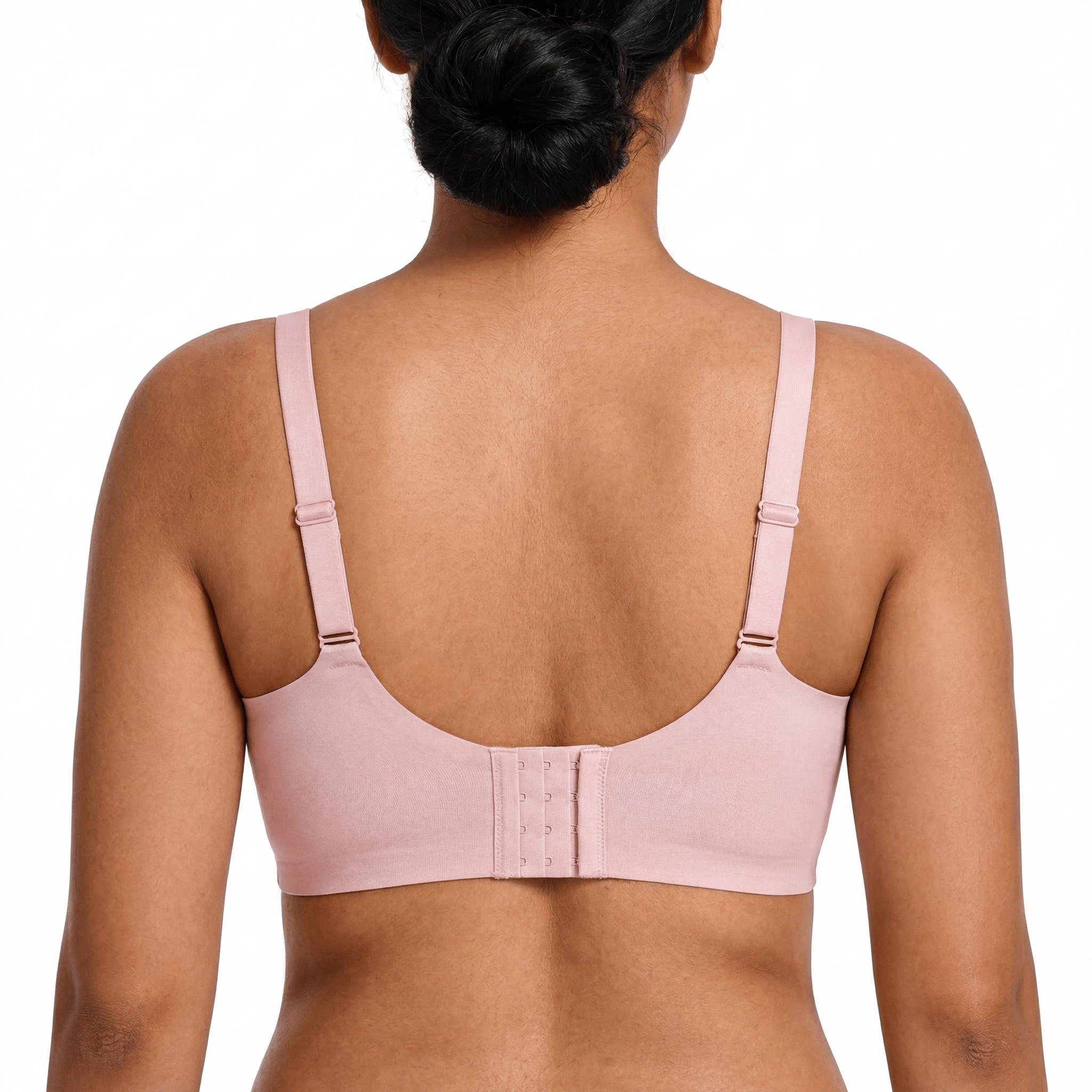 V - Neck Mesh Detail Bra - Bra for Pink - Available at Bella Bra